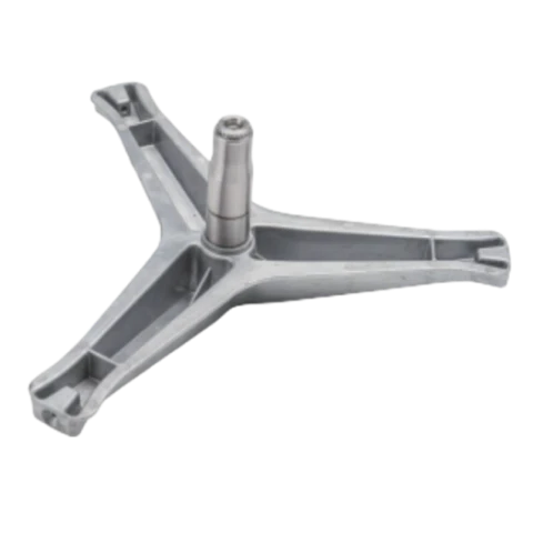 Washing machine spider, with shaft, bottom view