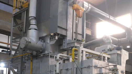 Industrial metal smelting furnace