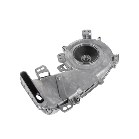 Aluminum alloy die-cast washing machine duct, front view