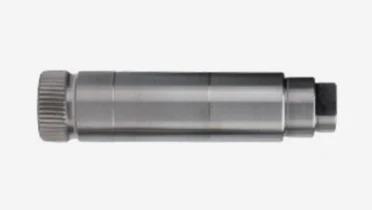 Knurled End Shaft, Precision CNC shaft with knurled end and stepped body